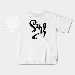 Surf Culture Lettering Kids T-Shirt